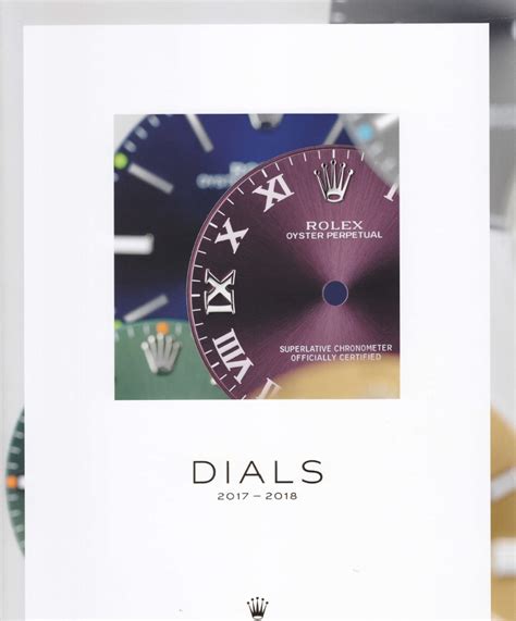 rolex dials catalog